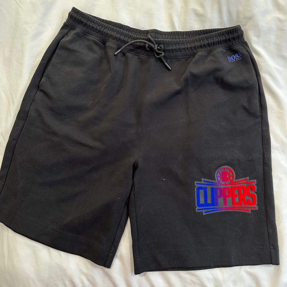 Men's LA Clippers NBA x Hugo Boss Black Slam Dunk Shorts